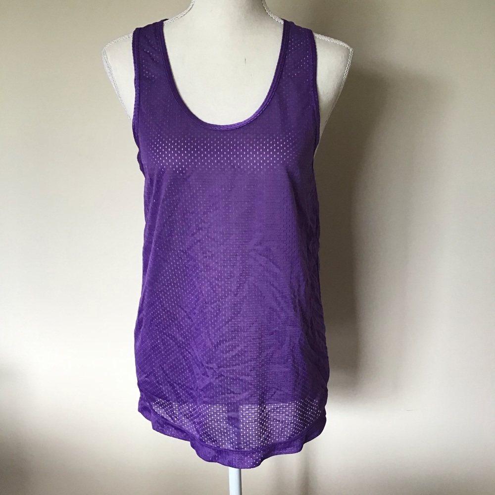 NWOT Purple American Apparel Polymesh Jersey